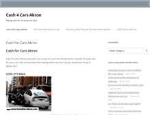 Tablet Screenshot of cash4carsakron.com